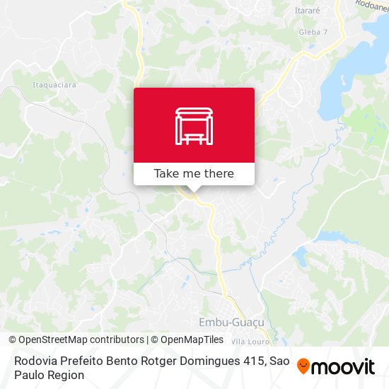 Rodovia Prefeito Bento Rotger Domingues 415 map