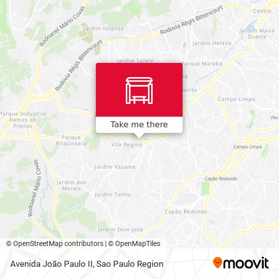 Avenida João Paulo II map