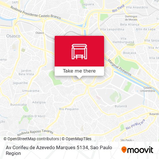 Av Corifeu de Azevedo Marques 5134 map