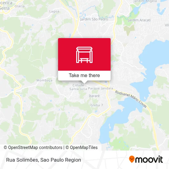 Rua Solimões map
