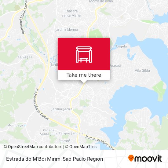 Estrada do M'Boi Mirim map