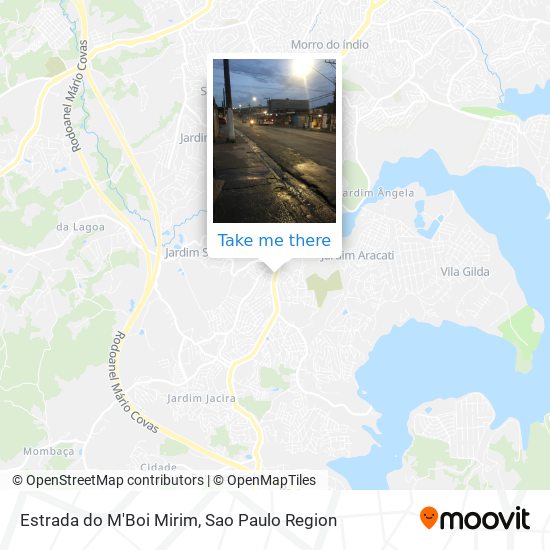 Estrada do M'Boi Mirim map