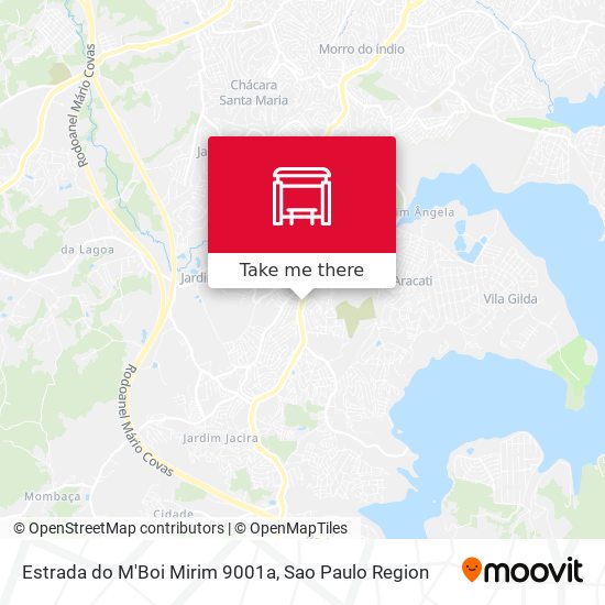 Estrada do M'Boi Mirim 9001a map