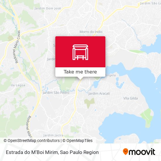 Estrada do M'Boi Mirim map