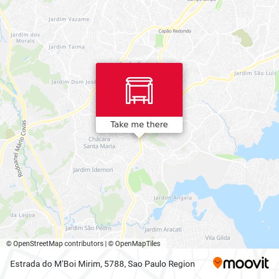 Estrada do M'Boi Mirim, 5788 map