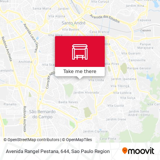Avenida Rangel Pestana, 644 map
