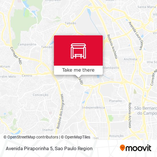 Avenida Piraporinha 5 map