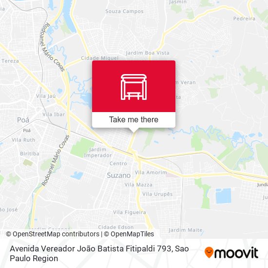 Avenida Vereador João Batista Fitipaldi 793 map