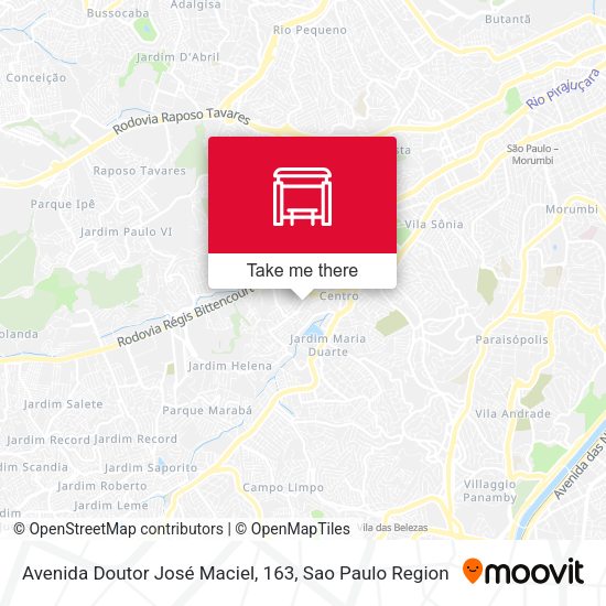 Avenida Doutor José Maciel, 163 map