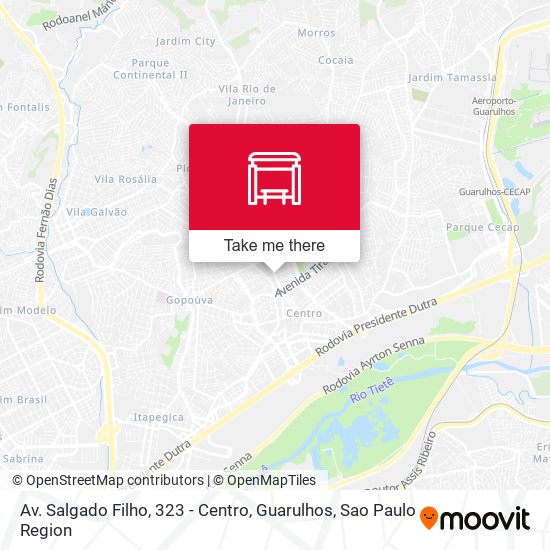 Av. Salgado Filho, 323 - Centro, Guarulhos map