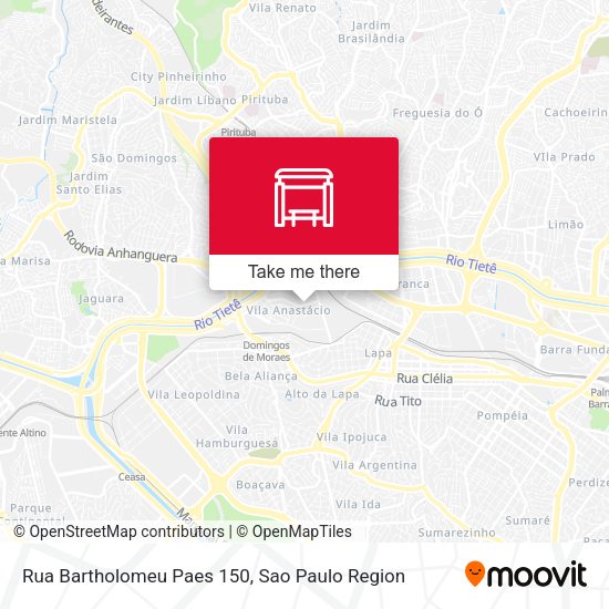 Rua Bartholomeu Paes 150 map