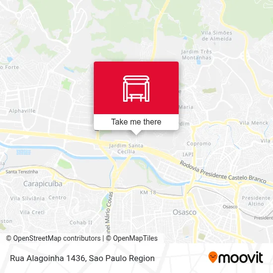 Rua Alagoinha 1436 map