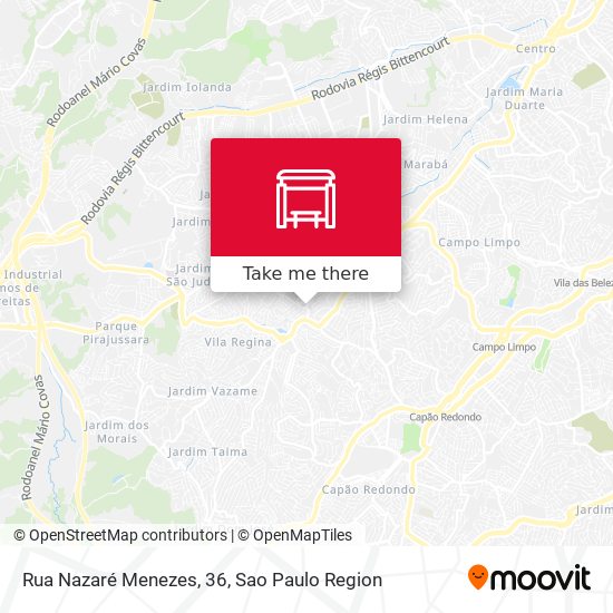 Rua Nazaré Menezes, 36 map