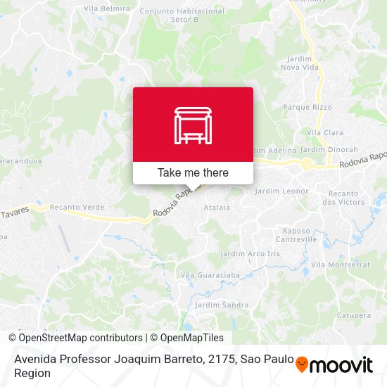 Avenida Professor Joaquim Barreto, 2175 map