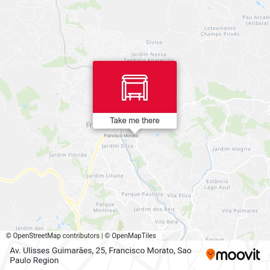 Av. Ulisses Guimarães, 25, Francisco Morato map