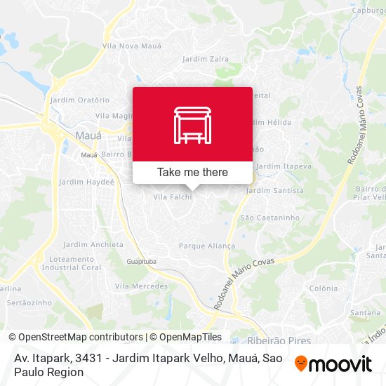 Av. Itapark, 3431 - Jardim Itapark Velho, Mauá map