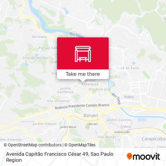 Avenida Capitão Francisco César 49 map