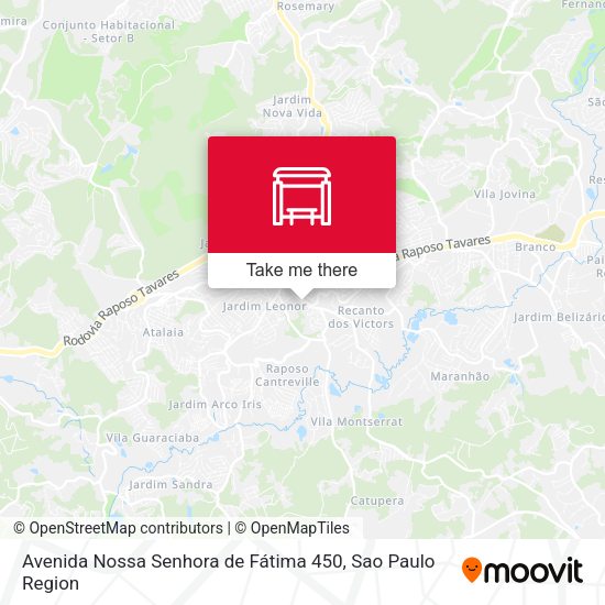 Avenida Nossa Senhora de Fátima 450 map