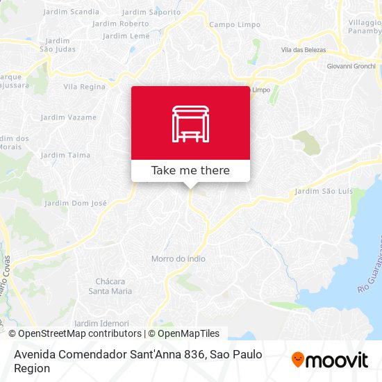 Avenida Comendador Sant'Anna 836 map