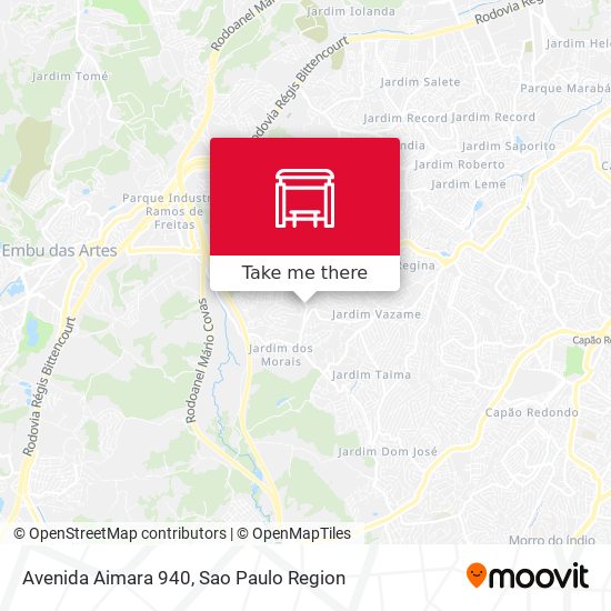 Mapa Avenida Aimara 940