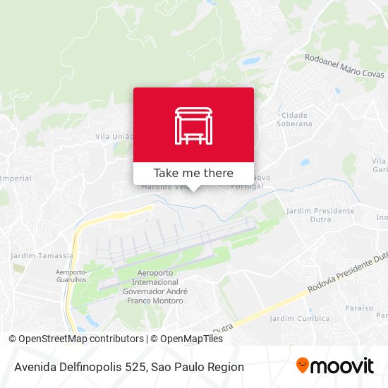 Avenida Delfinopolis 525 map