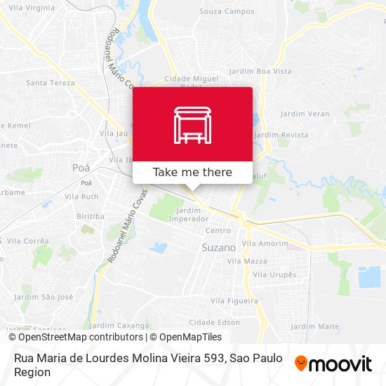 Rua Maria de Lourdes Molina Vieira 593 map