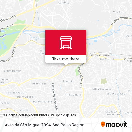 Avenida São Miguel 7094 map