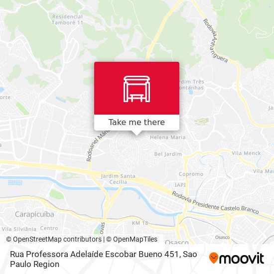 Rua Professora Adelaíde Escobar Bueno 451 map
