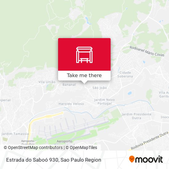 Estrada do Saboó 930 map