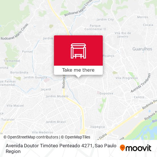 Avenida Doutor Timóteo Penteado 4271 map