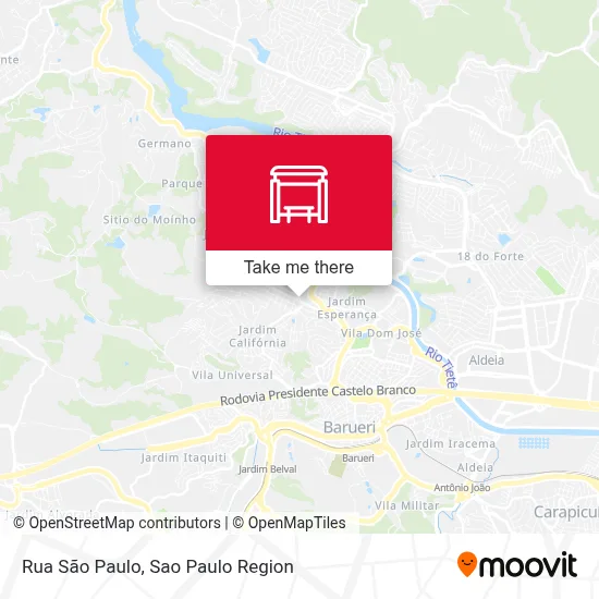 Rua São Paulo map