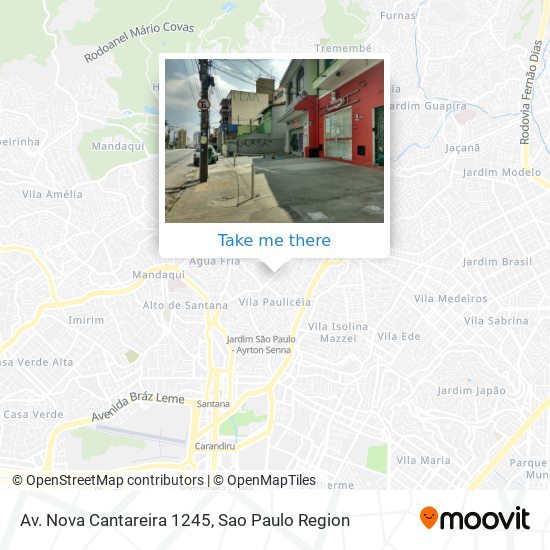 Av. Nova Cantareira 1245 map