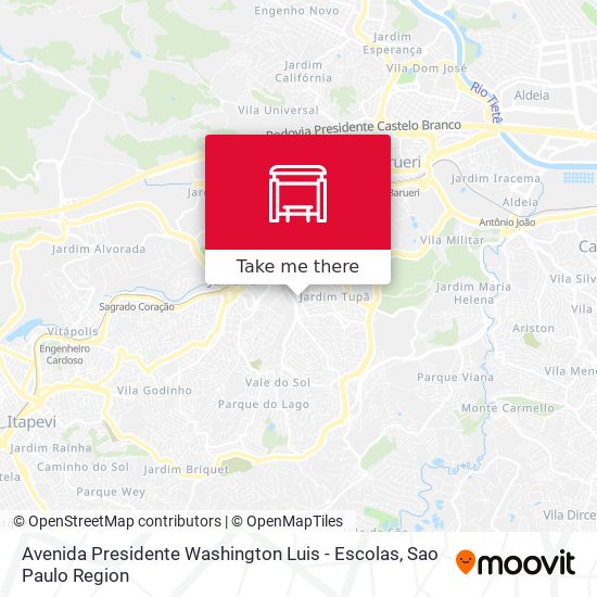 Avenida Presidente Washington Luis - Escolas map