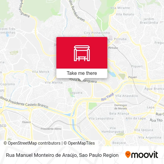 Rua Manuel Monteiro de Araújo map