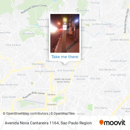 Avenida Nova Cantareira 1164 map