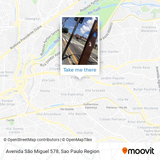 Avenida São Miguel 578 map