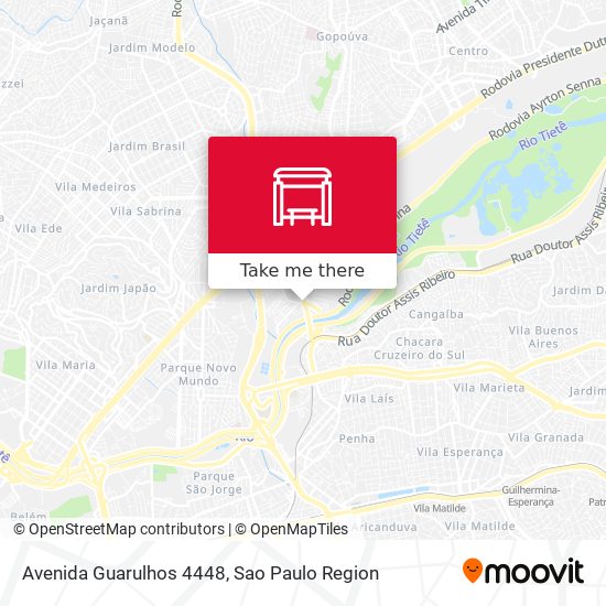 Avenida Guarulhos 4448 map