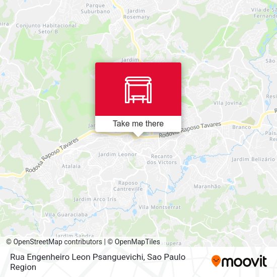 Rua Engenheiro Leon Psanguevichi map