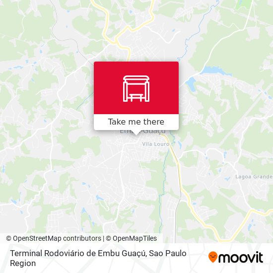 Terminal Rodoviário de Embu Guaçú map