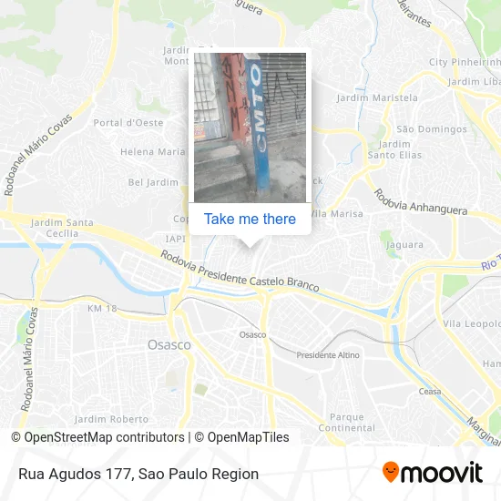Rua Agudos 177 map
