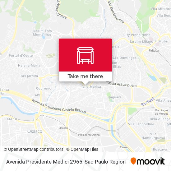 Avenida Presidente Médici 2965 map