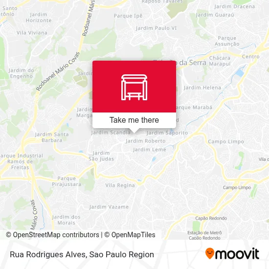 Rua Rodrigues Alves map