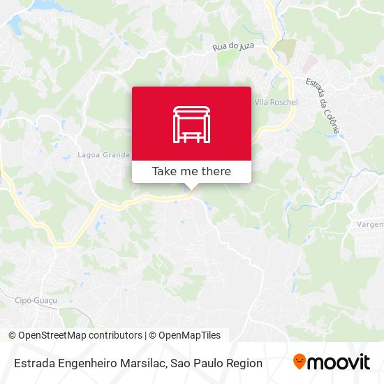 Estrada Engenheiro Marsilac map