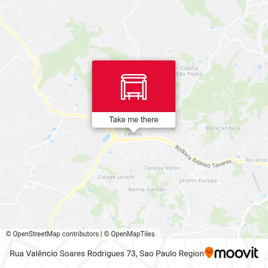 Rua Valêncio Soares Rodrigues 73 map