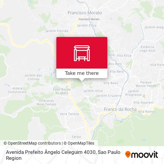 Mapa Avenida Prefeito Ângelo Celeguim 4030