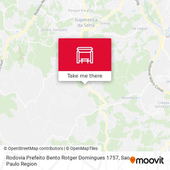 Rodovia Prefeito Bento Rotger Domingues 1757 map