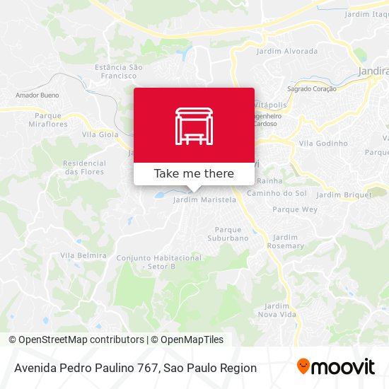 Avenida Pedro Paulino 767 map