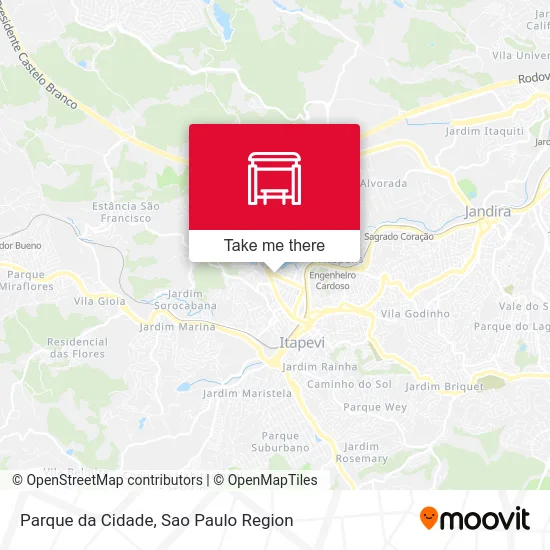 Parque da Cidade map