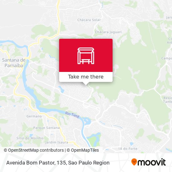 Avenida Bom Pastor, 135 map
