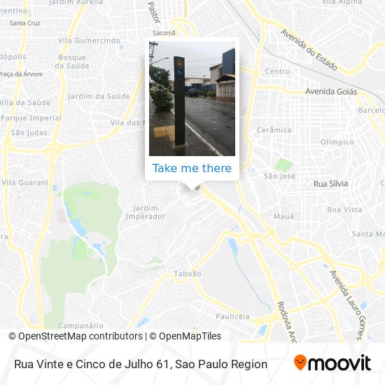 Rua Vinte e Cinco de Julho 61 map